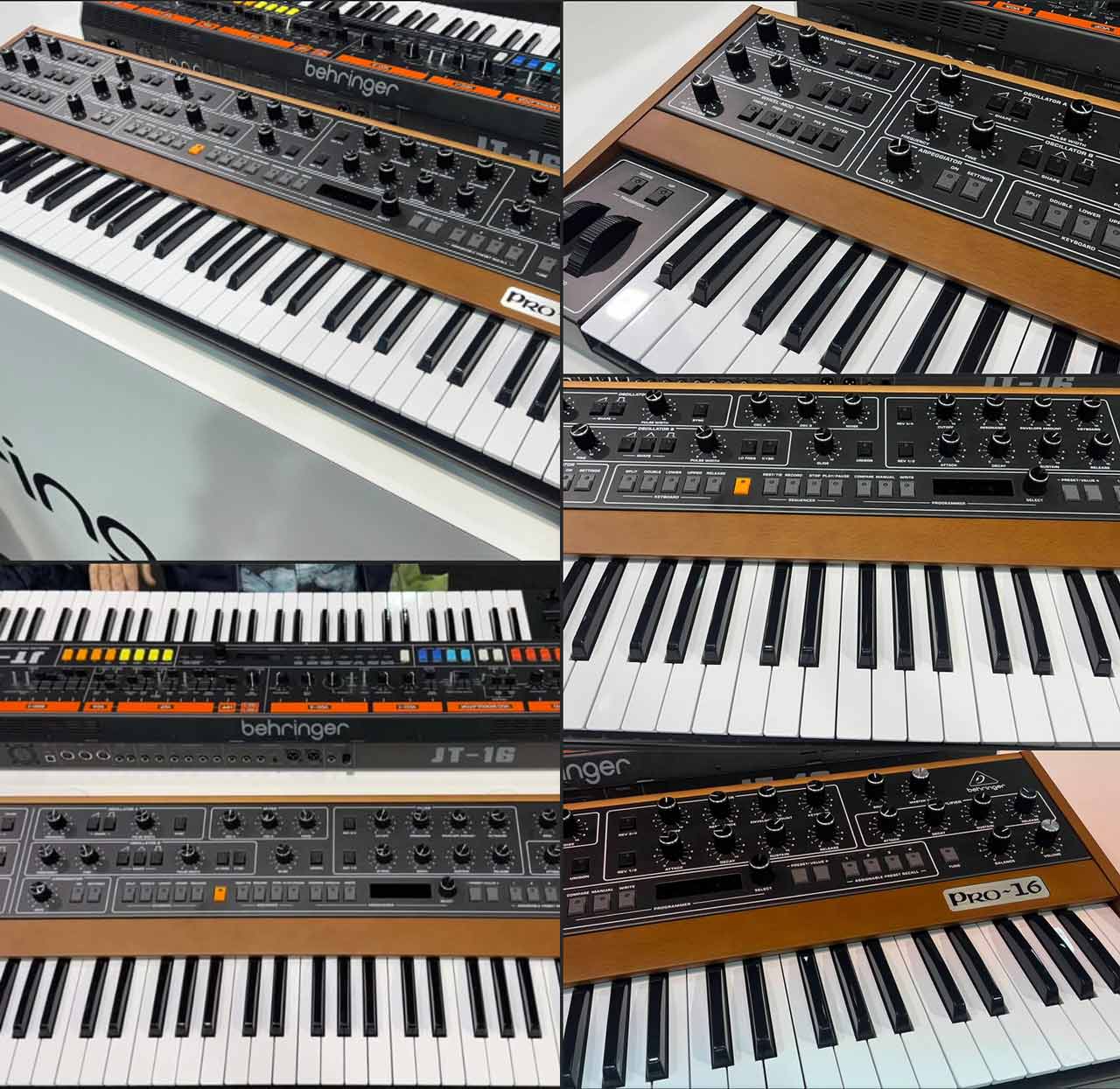 Behringer Pro-16 Synthesizer at NAMM